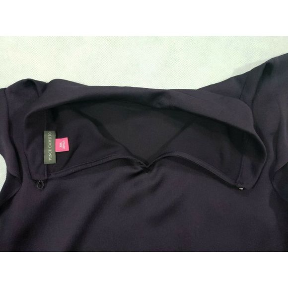 Vince Camuto Blouse Plum Purple Ruffled Sl… - Picture 3 of 8